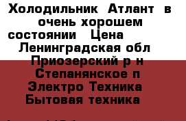 Холодильник “Атлант“ в очень хорошем состоянии › Цена ­ 5 000 - Ленинградская обл., Приозерский р-н, Степанянское п. Электро-Техника » Бытовая техника   